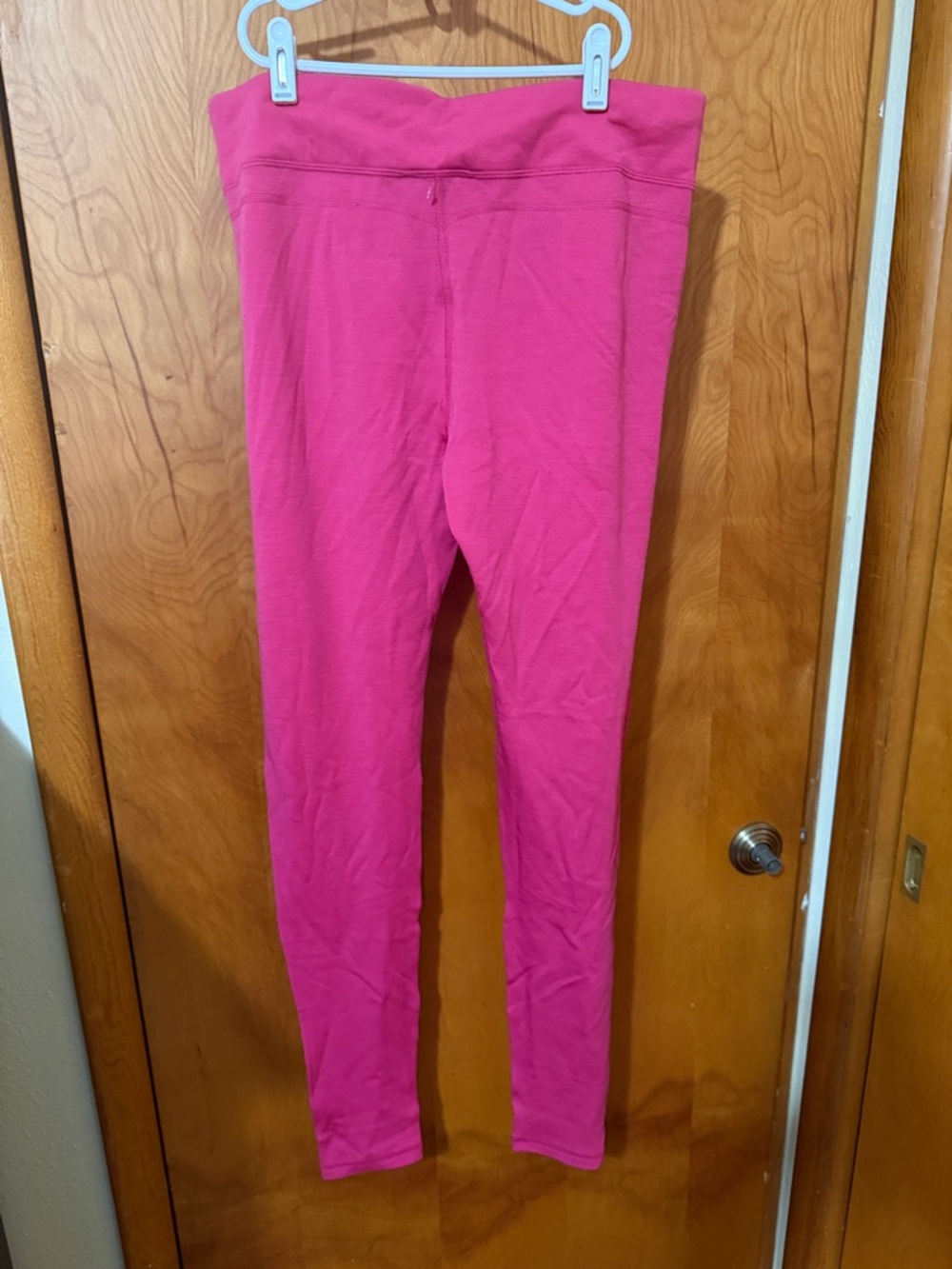 Smartwool 240 merino classic base layer Bright Pink Merino Blend Leggings - Picture 3 of 5
